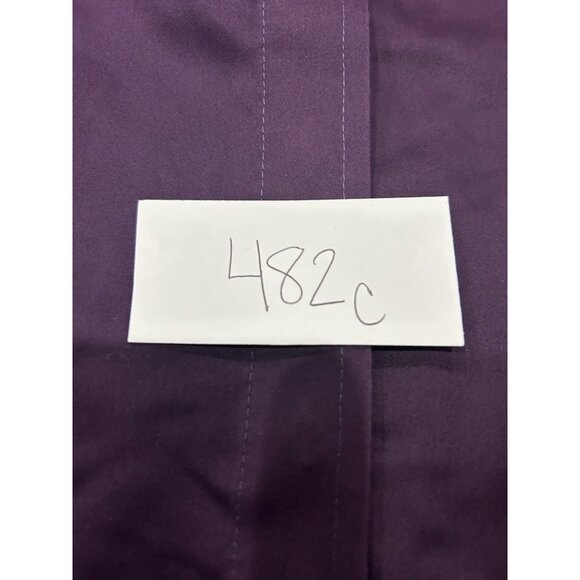 Coldwater Creek Womens Purple Button Up Shirt With Pleated Front Detail Sz 1X - Picture 10 of 11